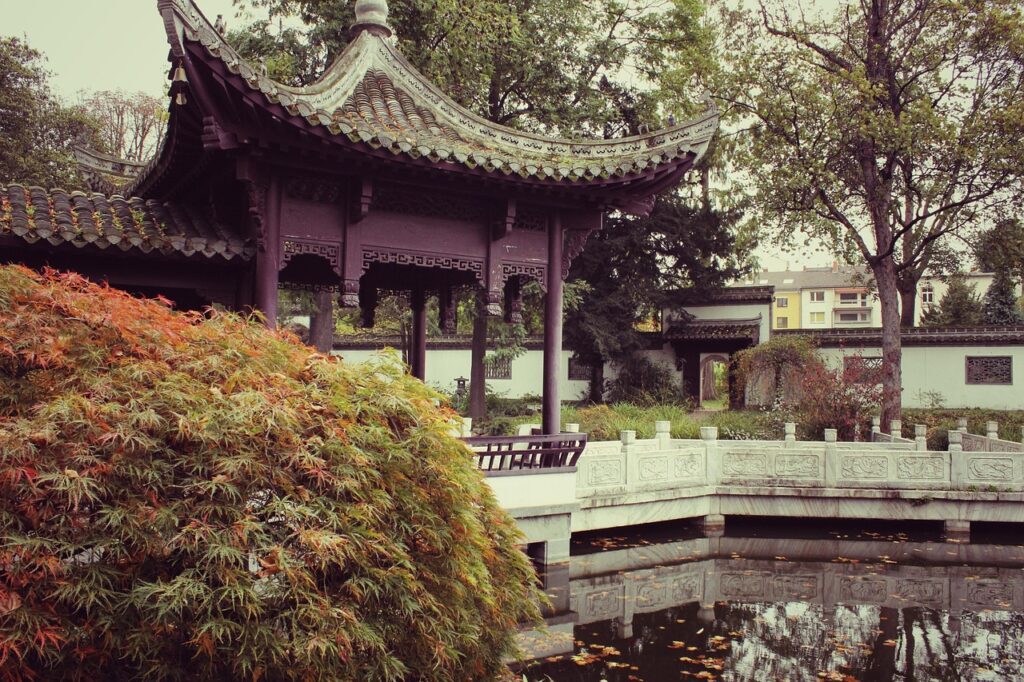 Pagode in einem Chinesischen Garten
